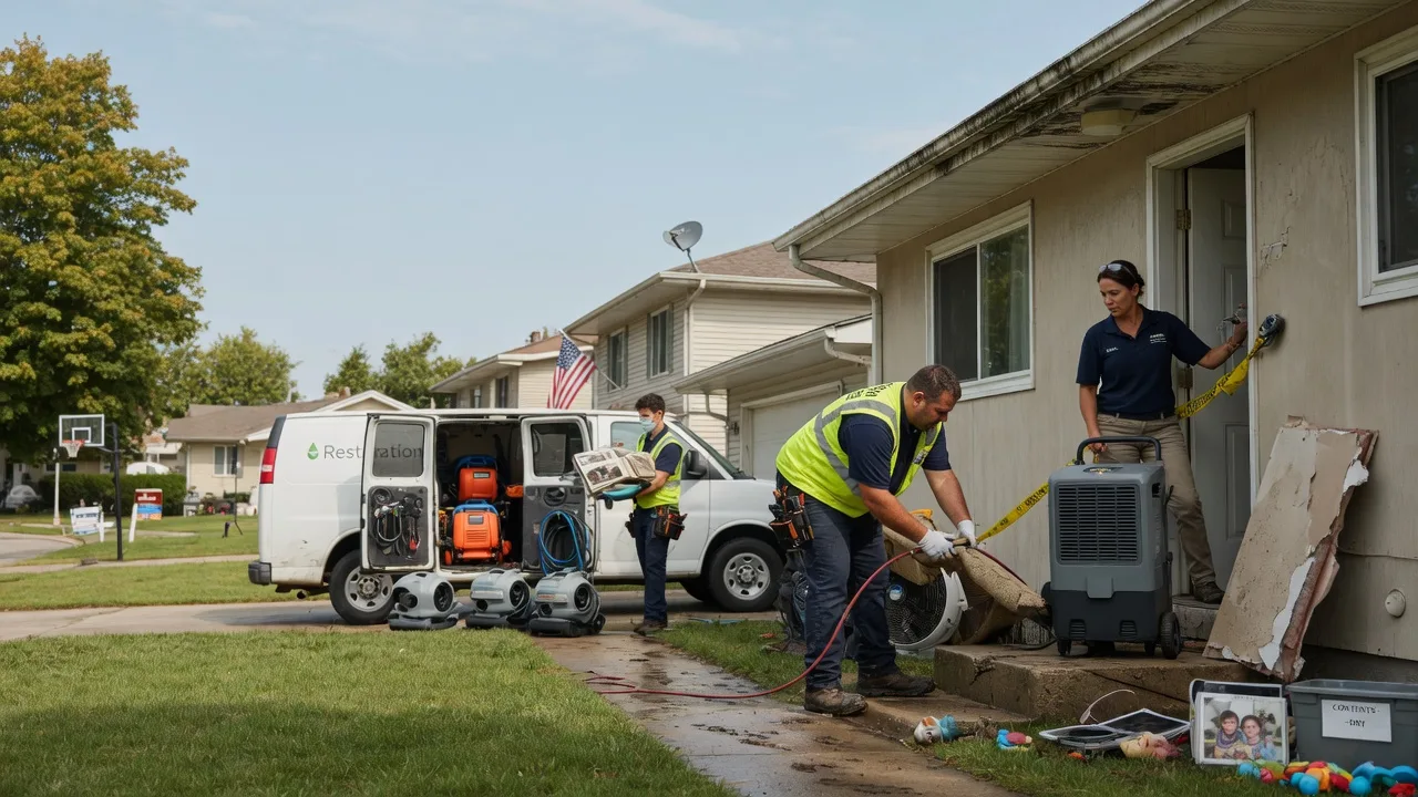 Water Damage Restoration in Mark Center, OH near me
